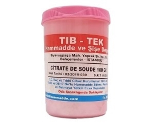 Picture of TIB-TEK SODYUM SITRAT(CITRATE DE SOUDE)100 GR