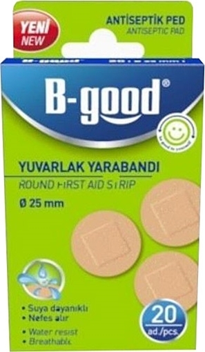 B-GOOD YARABANDI YUVARLAK SUYA DAYANIKLI 20 LI resmi