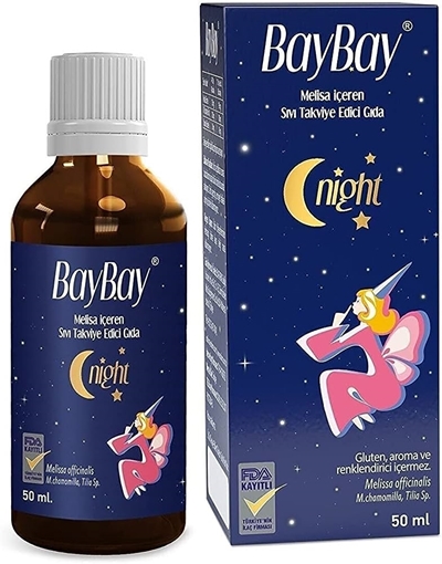 BAYBAY NIGHT BITKISEL DAMLA 50 ML resmi