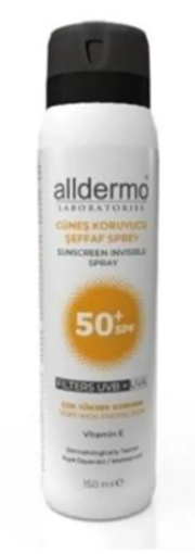 ALLDERMO SPF 50+ INVISIBLE AEROSOL KIDS SPREY 150 resmi